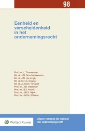 Omslag van Eenheid en verscheidenheid in het ondernemingsrecht