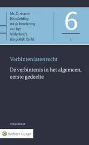 Omslag van De verbintenis in het algemeen, eerste gedeelte