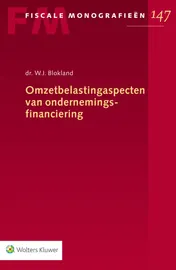 Omslag van Omzetbelastingaspecten van ondernemingsfinanciering