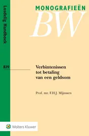 Omslag van Verbintenissen tot betaling van een geldsom
