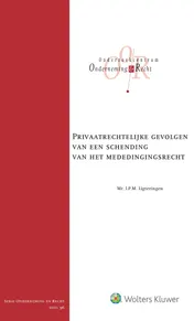 Omslag van Privaatrechtelijke gevolgen van een schending van het mededingingsrecht
