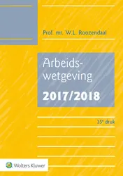 Omslag van Arbeidswetgeving 2017/2018