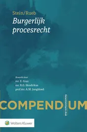 Omslag van Compendium Burgerlijk procesrecht