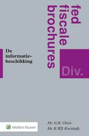 Omslag van De informatiebeschikking
