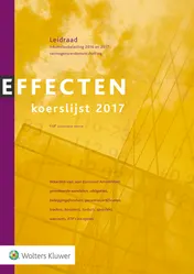 Omslag van Effectenkoerslijst 2017