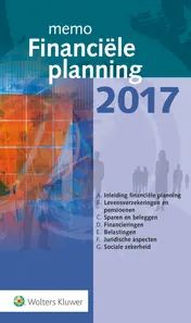 Omslag van Memo Financiële planning 2017