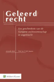 Omslag van Geleerd recht