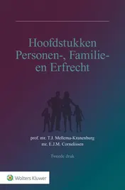 Omslag van Hoofdstukken personen-, familie- en erfrecht