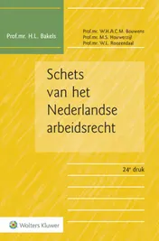 Omslag van Schets van het Nederlandse arbeidsrecht