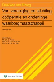 Omslag van Van vereniging & stichting, coöperatie en onderlinge waarborgmaatschappij