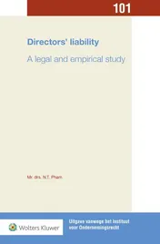Omslag van Directors' liability