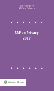 Omslag van Tekstuitgave BRP en Privacy 2017