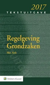 Omslag van Regelgeving grondzaken 2017
