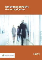 Omslag van Ambtenarenrecht Wet- en regelgeving 2017-002