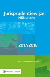 Omslag van Jurisprudentiewijzer Milieurecht 2017/2018