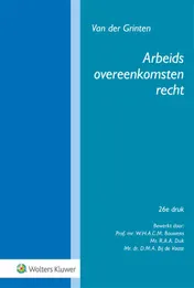 Omslag van Arbeidsovereenkomstenrecht