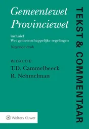Omslag van Gemeentewet Provinciewet