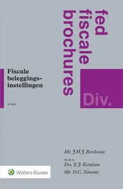 Omslag van Fiscale beleggingsinstellingen