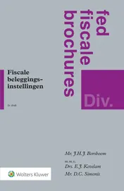 Omslag van Fiscale beleggingsinstellingen