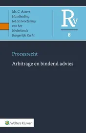 Omslag van Procesrecht 8 Arbitrage en bindend advies