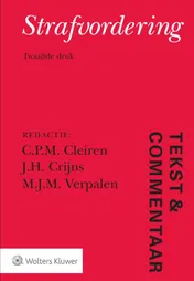 Omslag van Tekst & Commentaar Strafvordering