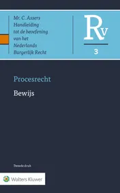 Omslag van Procesrecht 3 Bewijs