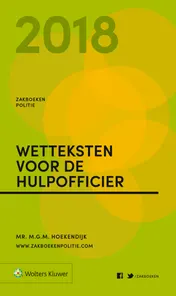 Omslag van Wetteksten voor de Hulpofficier 2018
