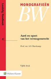 Omslag van Aard en opzet van het vermogensrecht