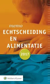 Omslag van Memo Echtscheiding en alimentatie 2017