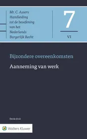 Omslag van Aanneming van werk