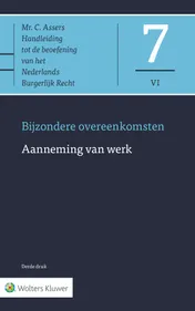 Omslag van Aanneming van werk