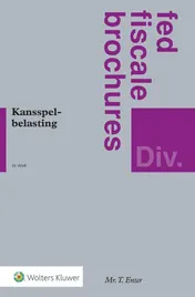 Omslag van Kansspelbelasting