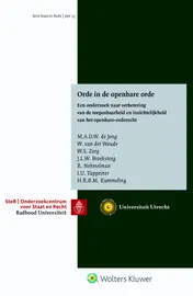 Omslag van Orde in de openbare orde