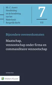 Omslag van Maatschap, vennootschap onder firma en commanditaire vennootschap