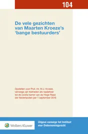 Omslag van De vele gezichten van Maarten Kroeze's 'bange bestuurders'