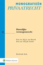 Omslag van Huwelijksvermogensrecht