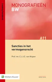 Omslag van Sancties in het vermogensrecht
