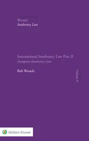 Omslag van Part II European Insolvency Law