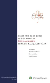 Omslag van Trust and good faith across borders