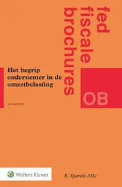 Omslag van Het begrip ondernemer in de omzetbelasting