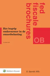 Omslag van Het begrip ondernemer in de omzetbelasting