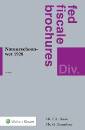 Omslag van Natuurschoonwet 1928