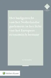 Omslag van Het budgetrecht van het Nederlandse parlement in het licht van het Europees economisch bestuur