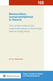 Omslag van Bestuurdersaansprakelijkheid in theorie