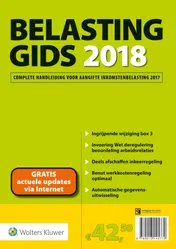 Omslag van Belastinggids 2018