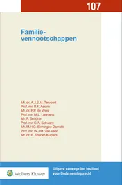 Omslag van Familievennootschappen