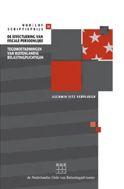Omslag van De effectuering van fiscale persoonlijke tegemoetkomingen van buitenlandse belas