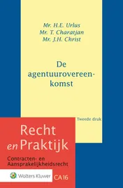 Omslag van De agentuurovereenkomst