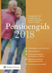 Omslag van Pensioengids 2018
