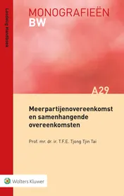 Omslag van Meerpartijenovereenkomst en samenhangende overeenkomsten